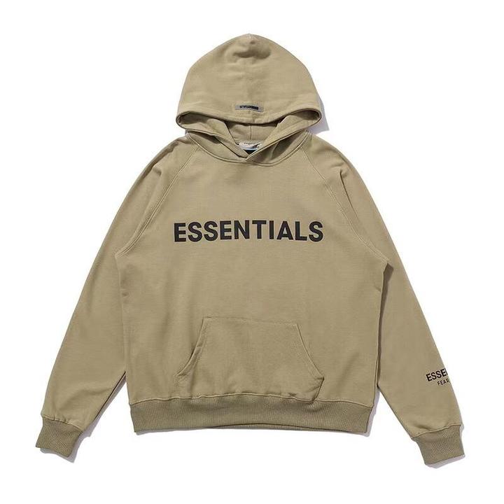 FEAR OF GOD Essentials 3D Silicon Applique Hoodies